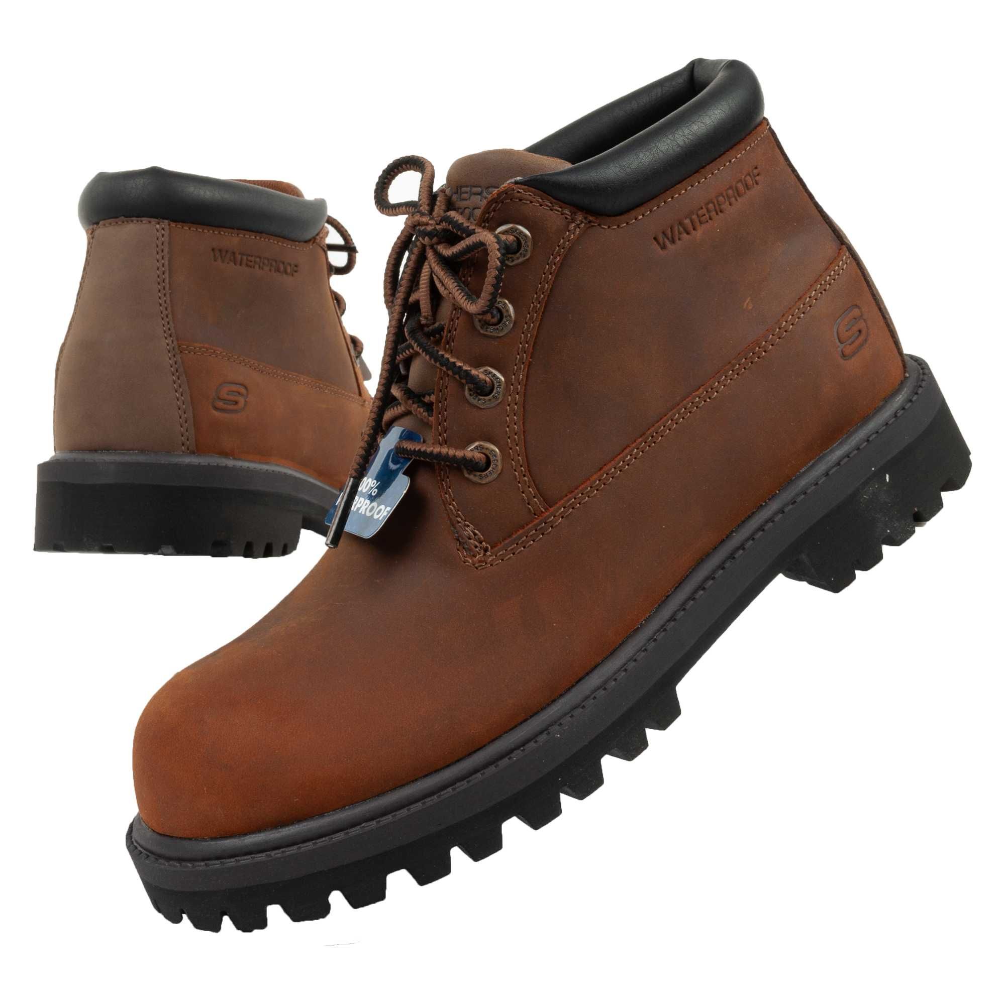 Buty męskie trapery Skechers  wodoodporne r. 40-45
