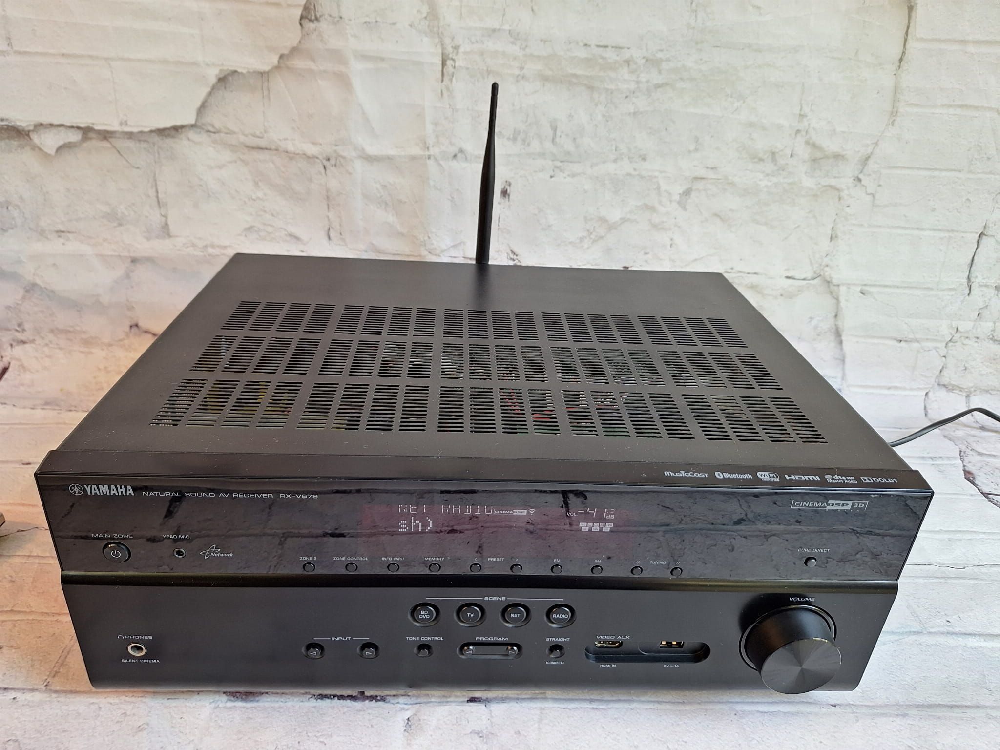 7.2 Yamaha RX-V679 WI-FI Bt Musiccast 4k Spotify ARC DSD
