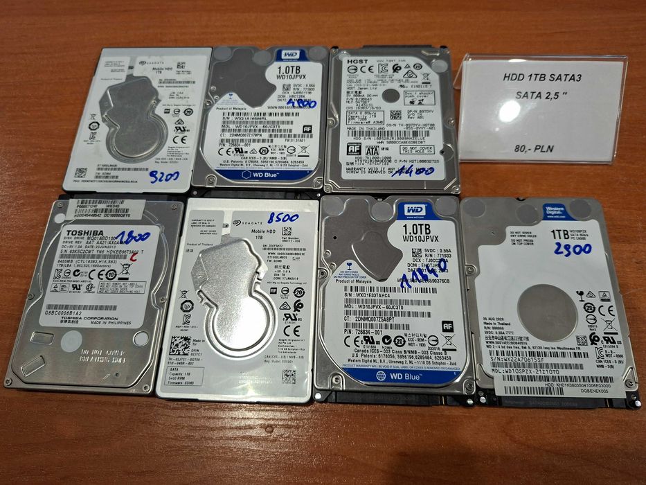 Dysk twardy HDD 1TB 2,5"