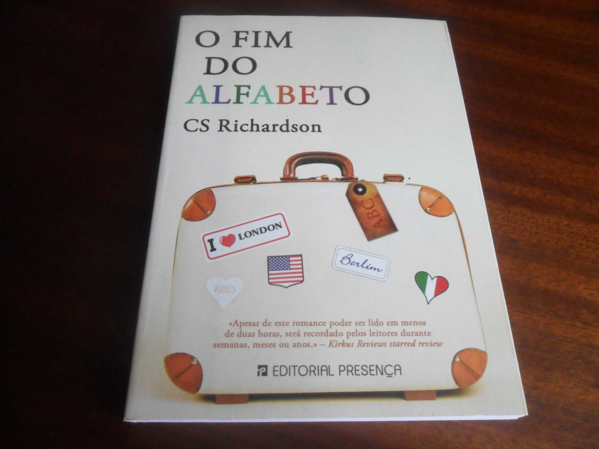 "O Fim do Alfabeto" de CS Richardson - 1ª Edição de 2009