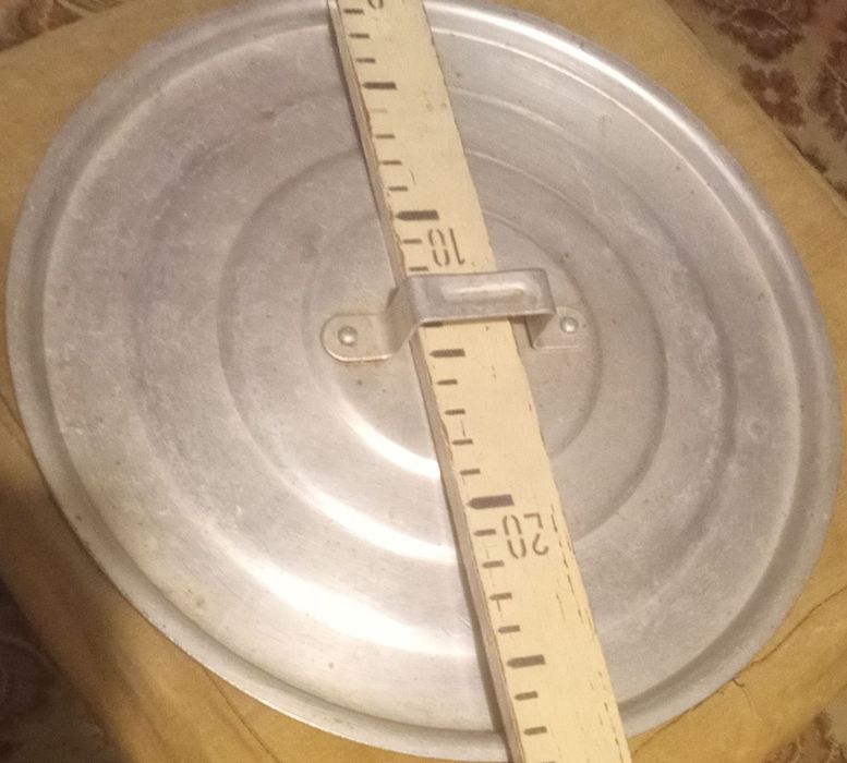 Миска - таз, крышка алюминиевые