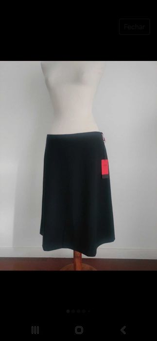 Saia preta super elegante Hugo
