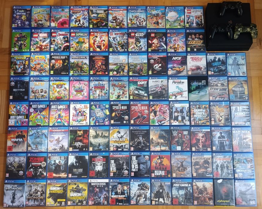 Różne Gry Gra PS4 / PS5 Opis - dla dzieci , strzelanki , sportowe itp.