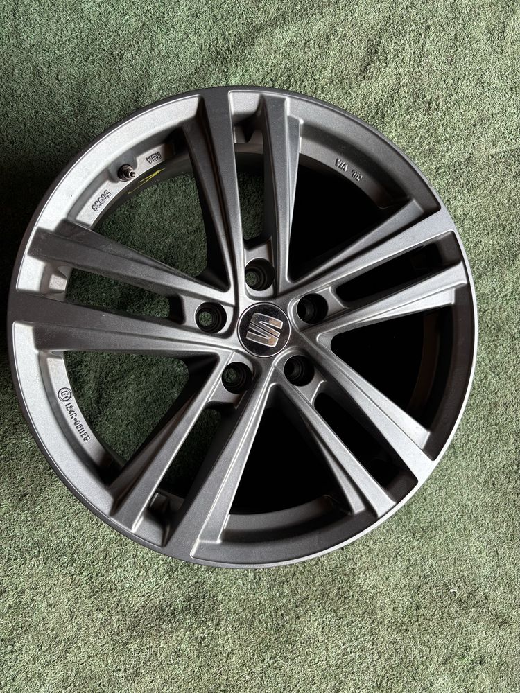 5x112 SEAT 7JX17 ET45 57,1 felgi aluminiowe GRAFIT VOLKSWAGEN AUDI