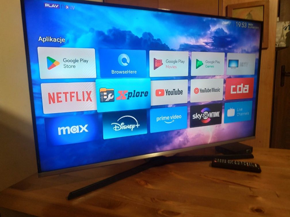 TV 40" Samsung + Smart TV dekoder WIFI YouTube Netflix  Android