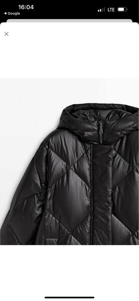 Massimo Dutti пуховик