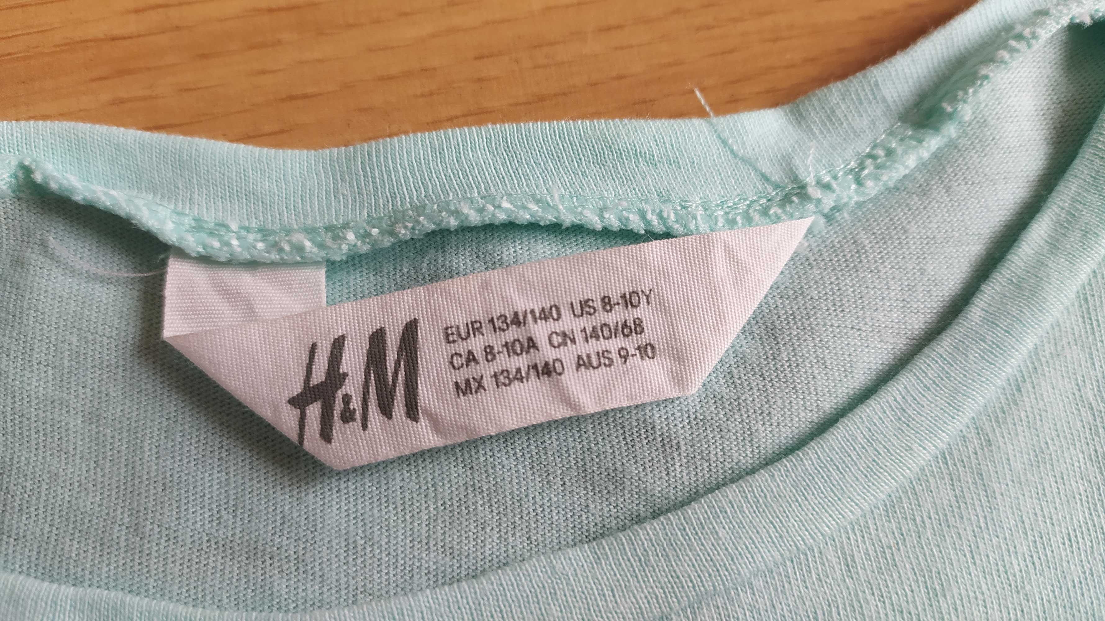 Koszulka H&M dla bliźniaczek 134/140