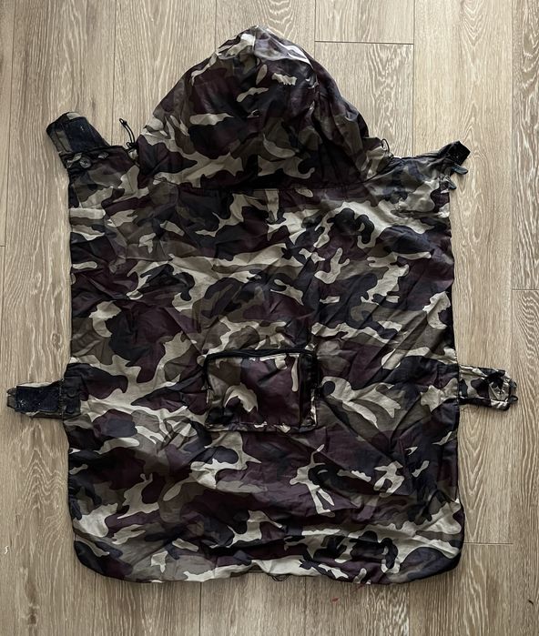 Capa impermeavel para cão grande padrão camuflado