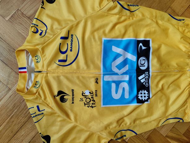 Tour de France koszulka lidera rowerowa t-shirt Jersey kolarska szosa