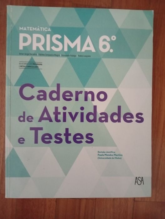 Caderno e de actividades 6° ano