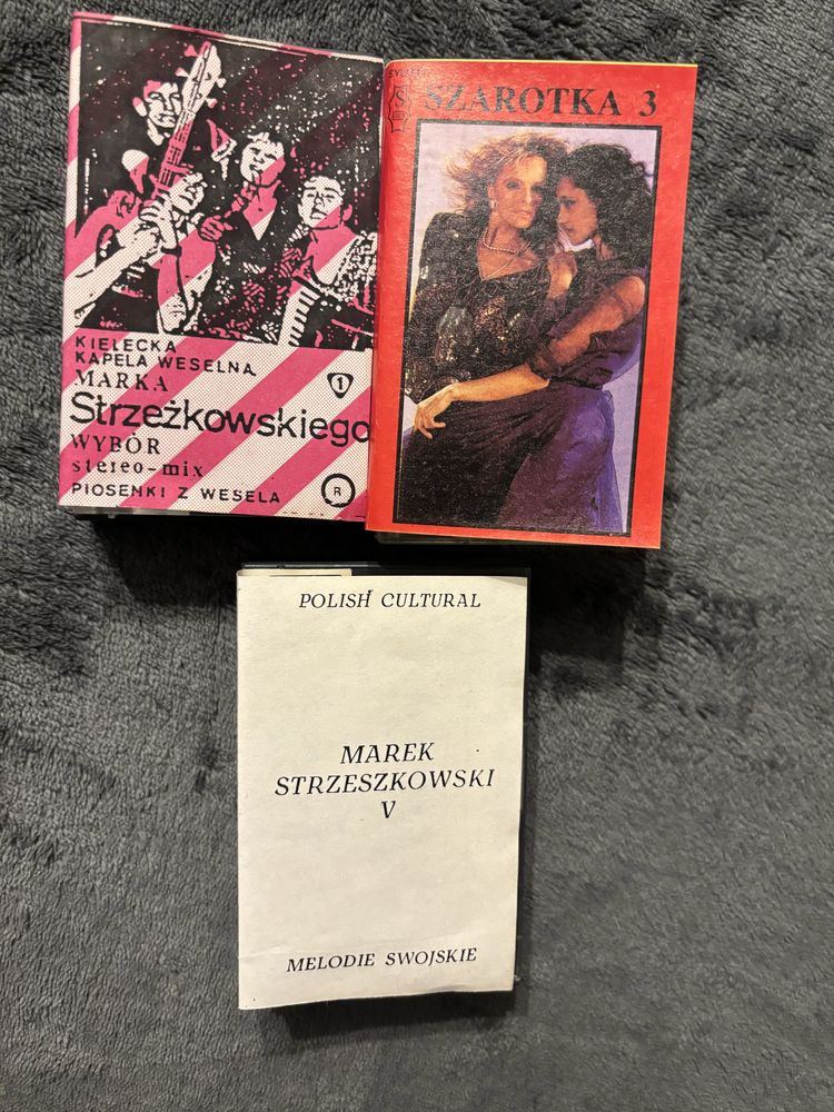 Szarotka pod Jaskółką Marek Strzeszkowski 3 biały miś kaseta audio