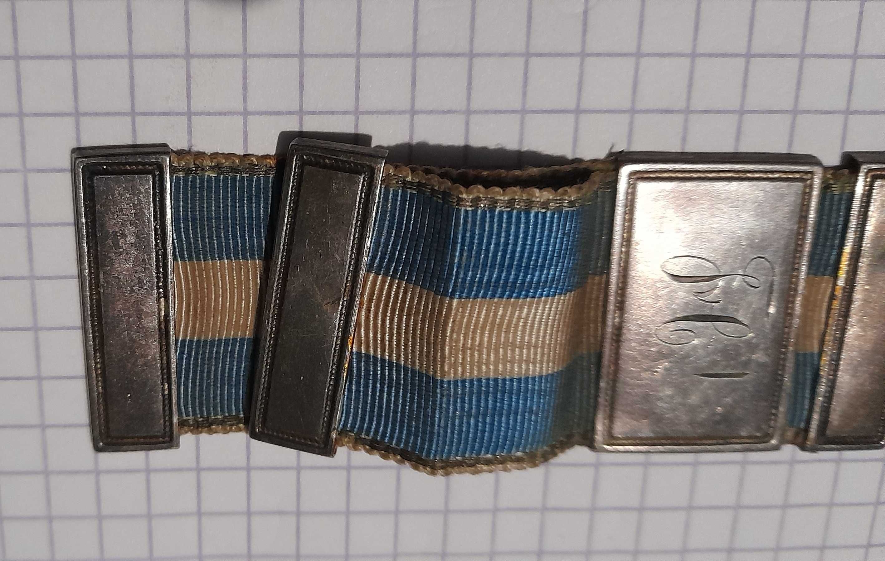 stara odznaka stowarzyszenia Niemcy, międzywojenna srebro, dewizka