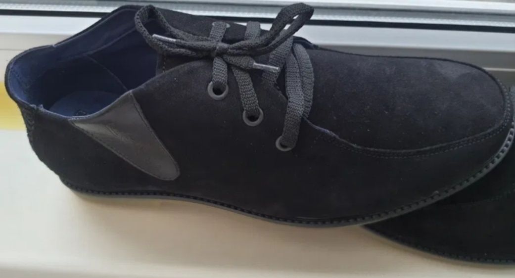 Мужские стильные полуботинки туфли Faber новые натуральная замша 41.5