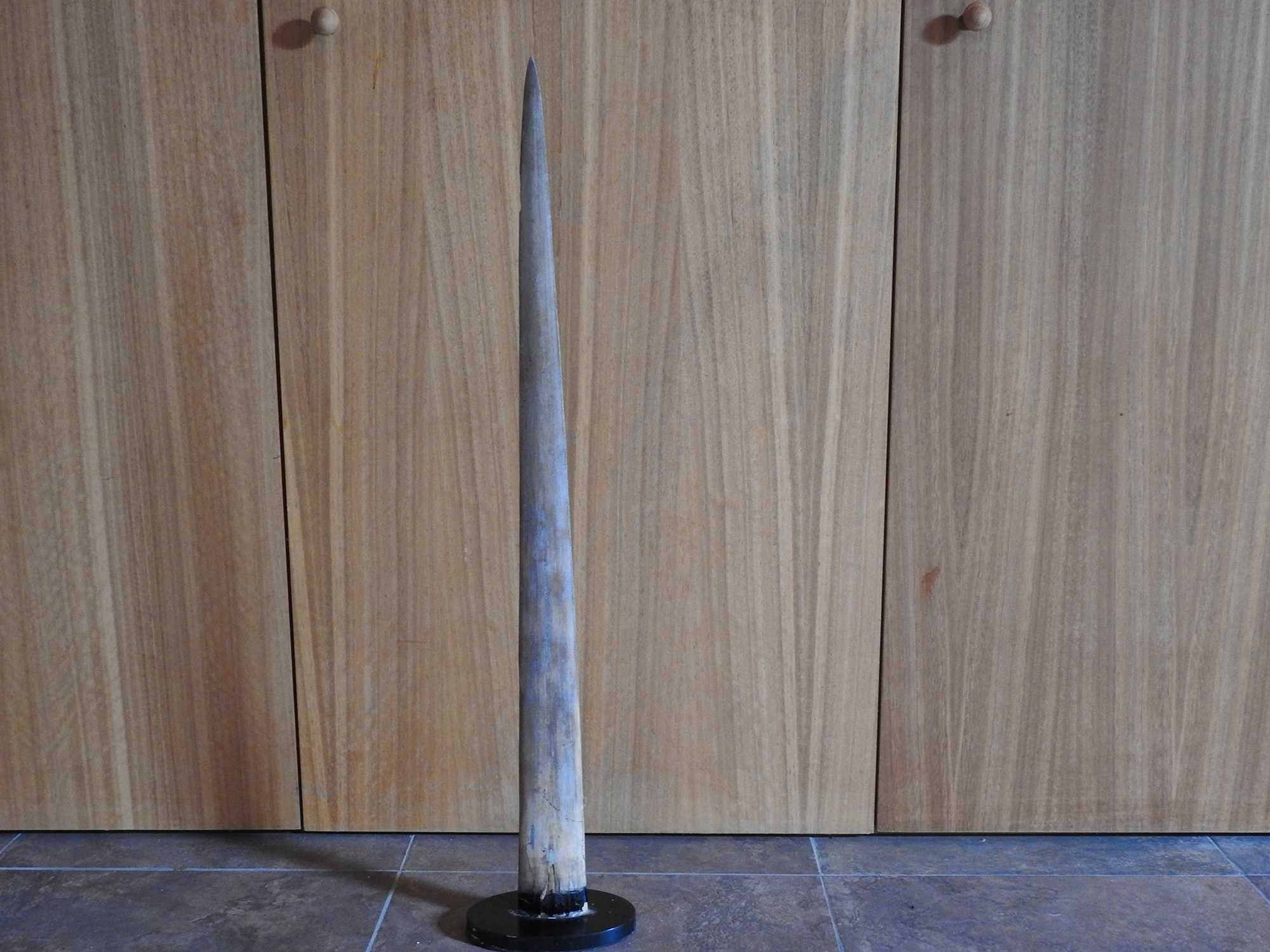 Espada (Rostrum) de Swordfish com 90 cm e base em madeira