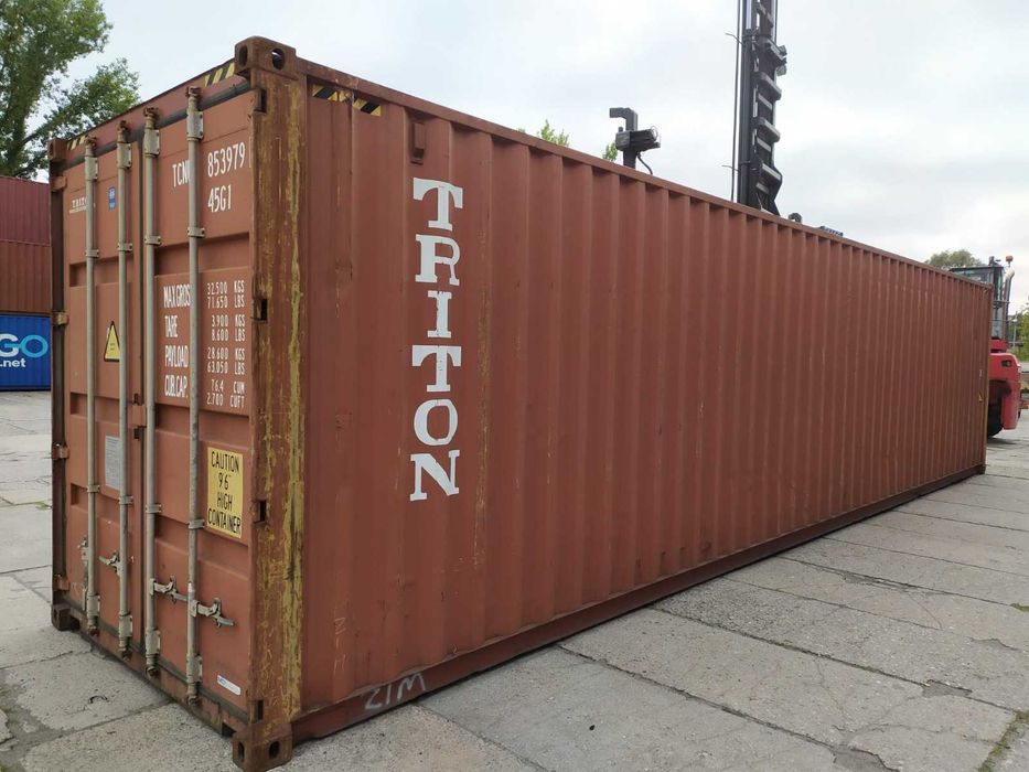 Kontener 40HC – używany, suchy i szczelny