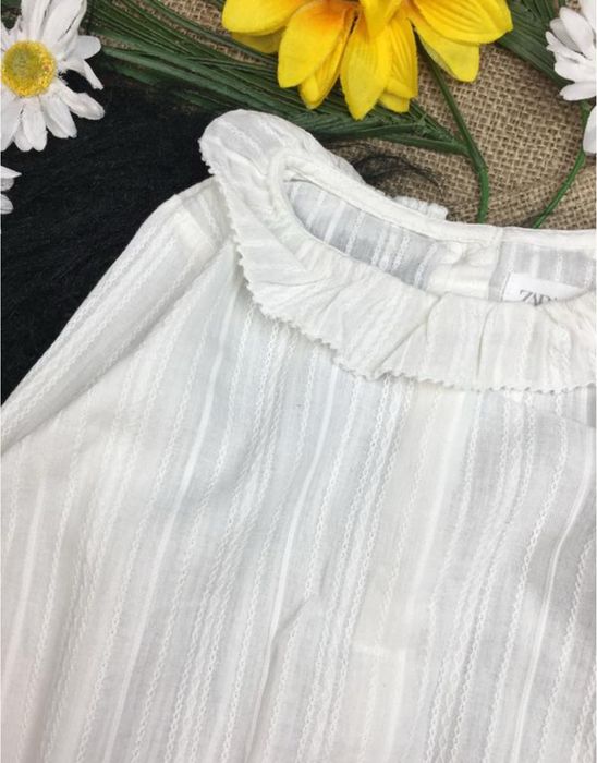 Молочний бодік zara на 12-18 міс