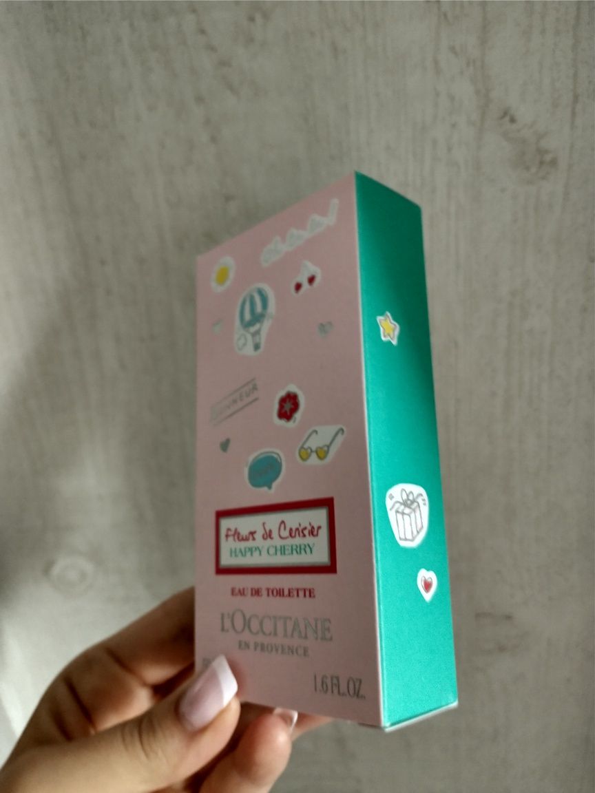 Nowe perfumy L'occitane fleurs de cerisier happy cherry 50 ml