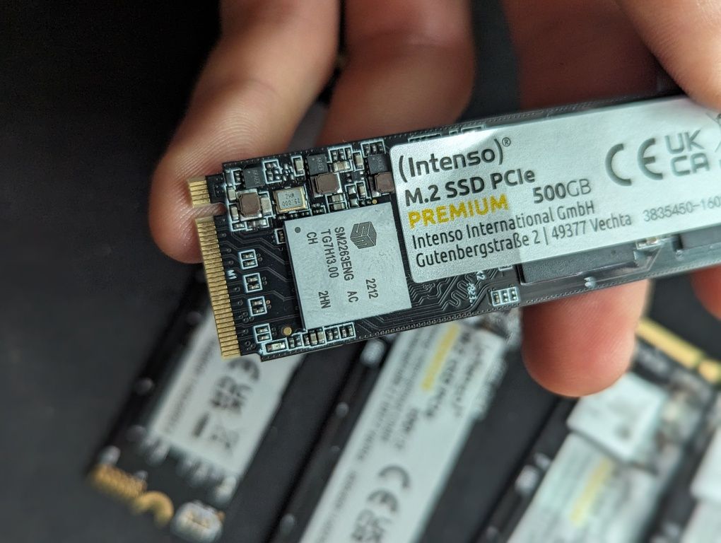 M.2 SSD Intenso Premium 500GB NVMe 1.3 Gen3 X4 3D NAND SLC | Новий