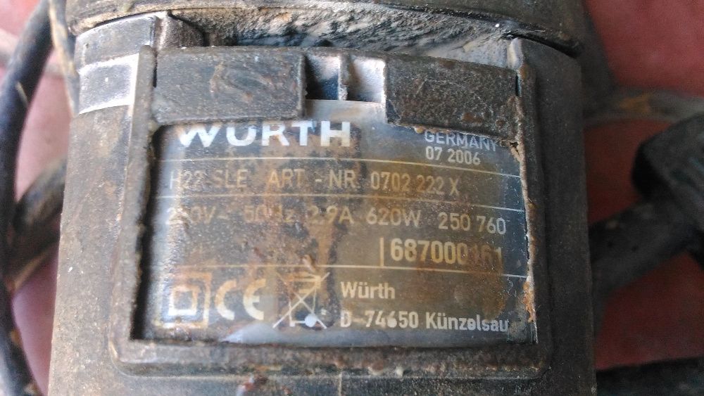 Перфоратор SDS Wurth made in Germany оригінал. дрелька, дрель