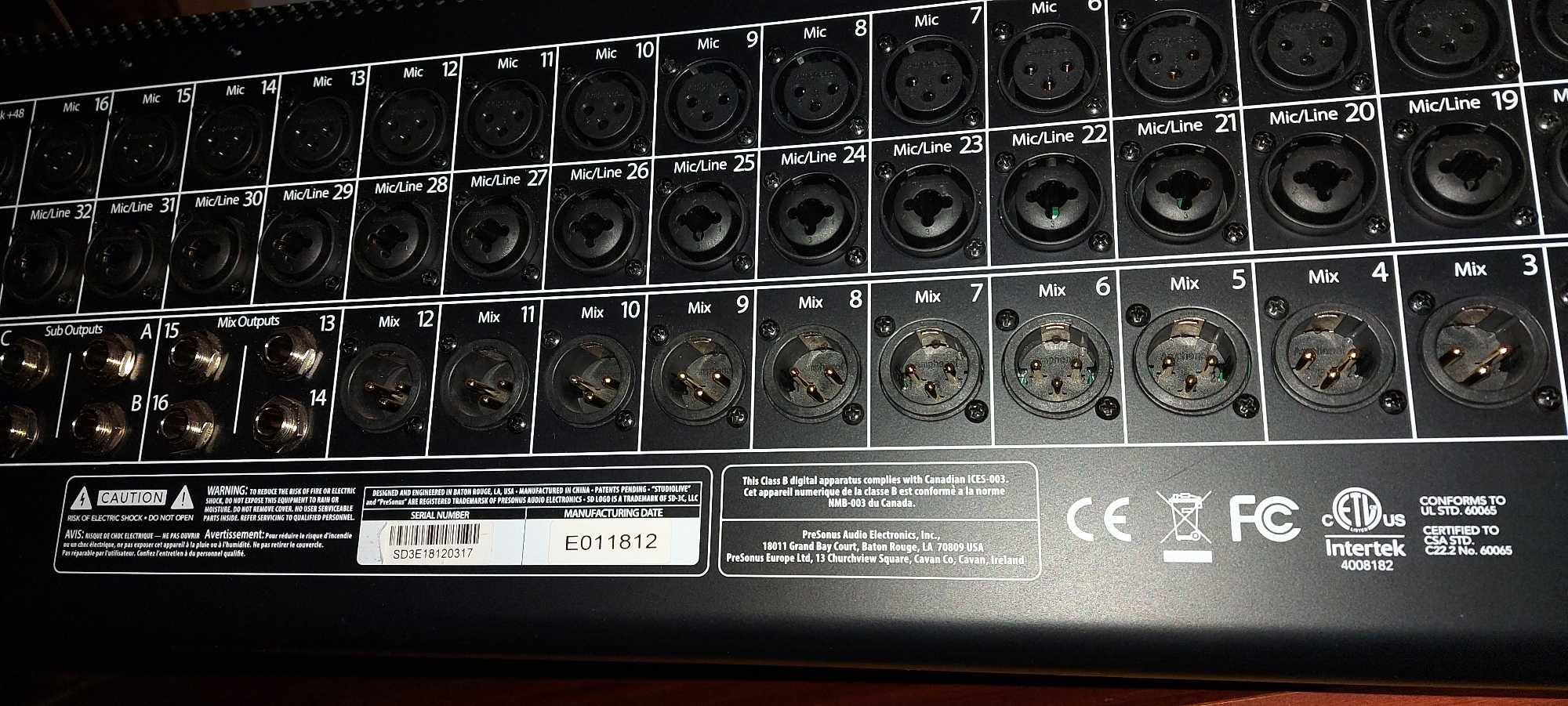 Mixer Presonus StudioLive 32