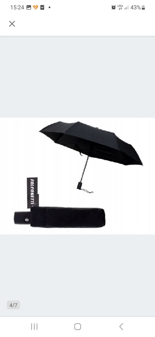 Falconetti parasol automatyczny czarny
