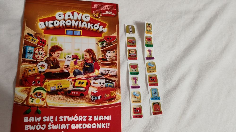 Naklejki do zbierania 14 sztuk