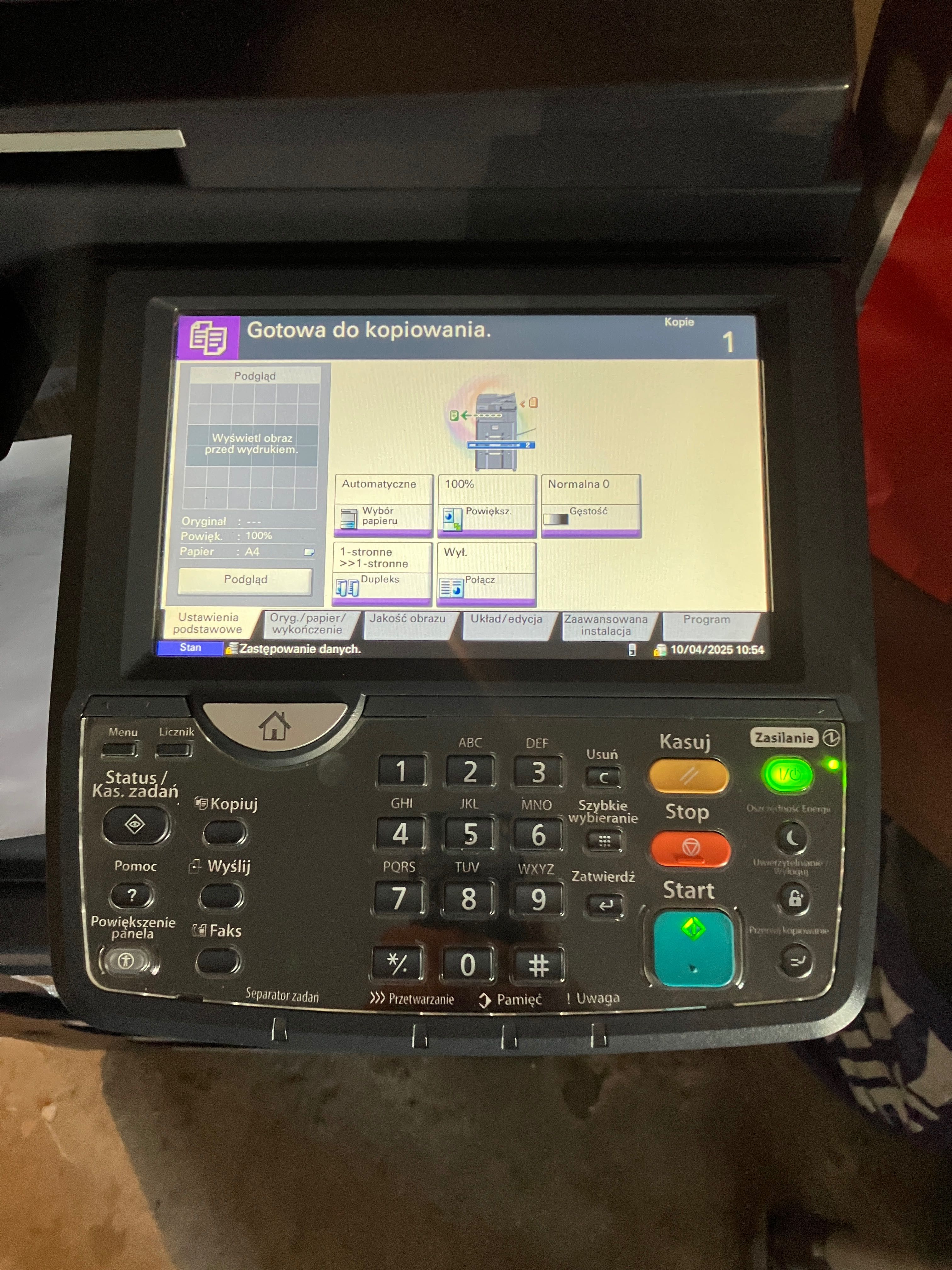 Kopiarka Kyocera TASKalfa 3010i wydruki A3 + finiszer zszywający BDB