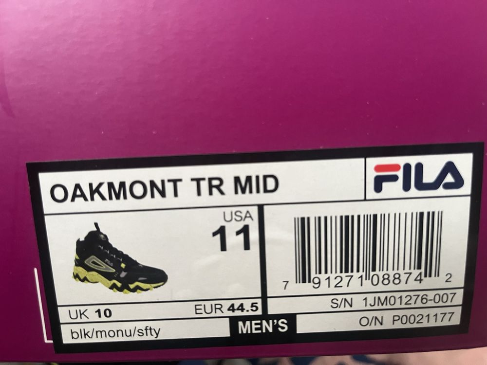 Кросівки FILA - Men's Oakmont TR Mid Shoes