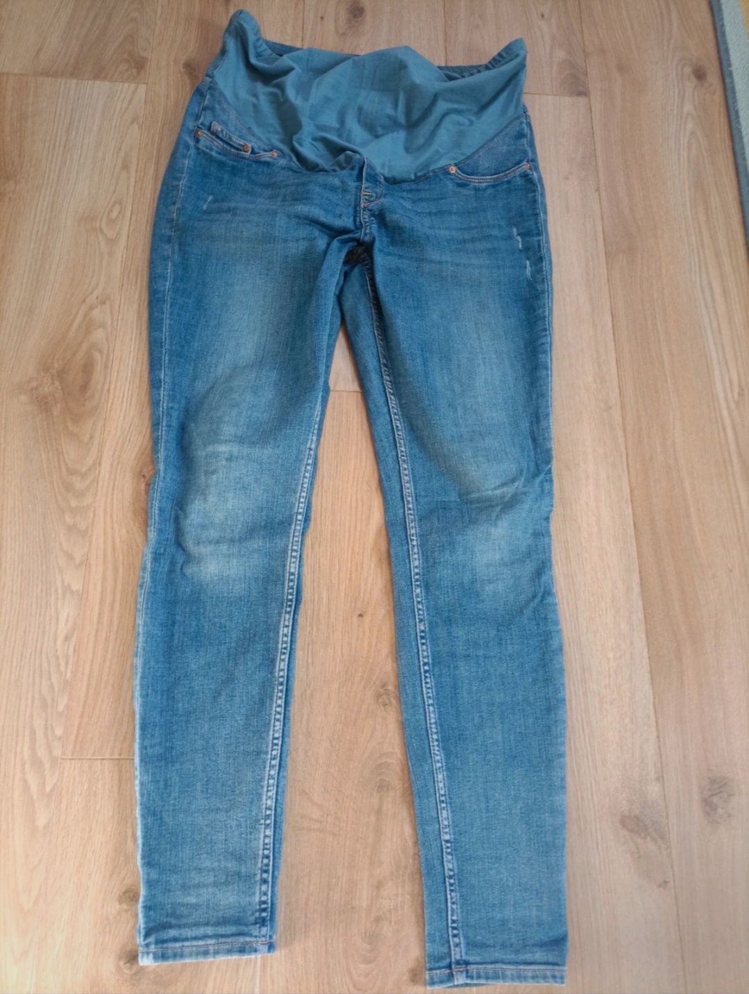 Mama super skinny jeans spodnie ciążowe H&M rozm. L
