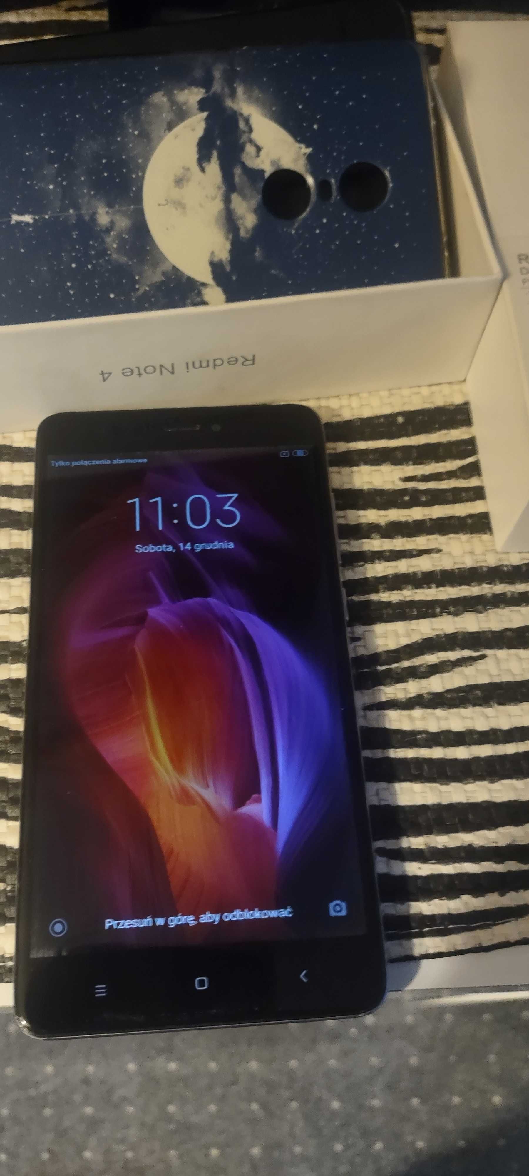 Zgrabny Super telefon Redmi Note 4 zestaw opakowanie