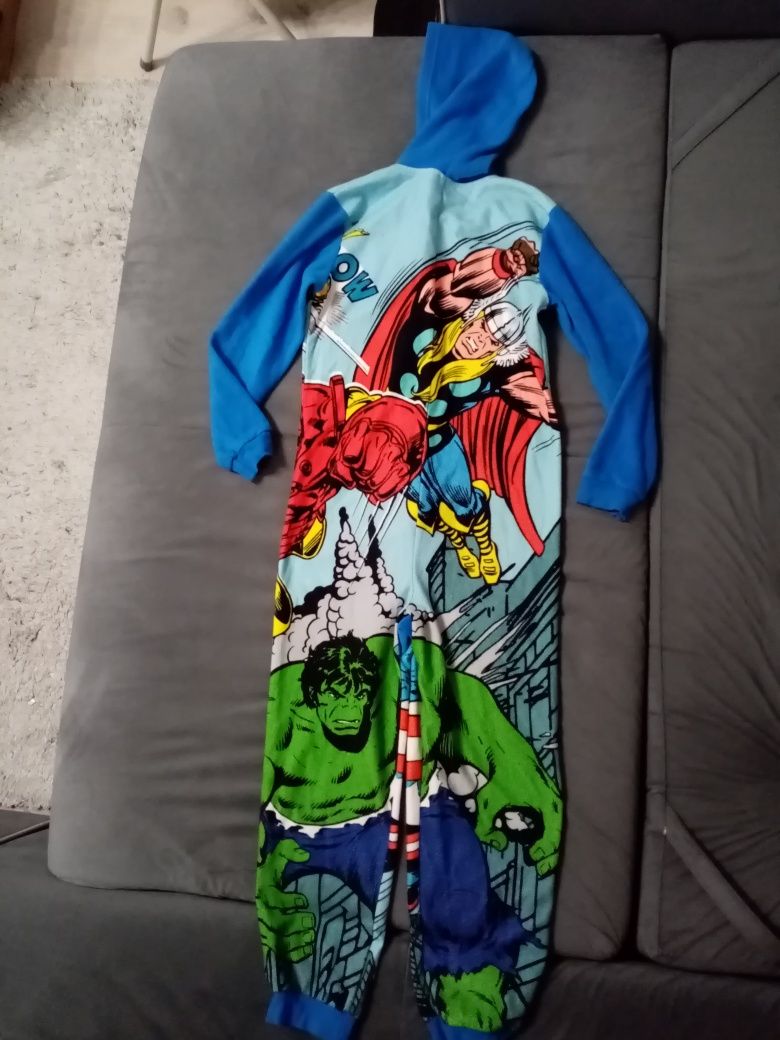Marvel cieplutką piżama, kombinezon, przebranie 9-10 lat