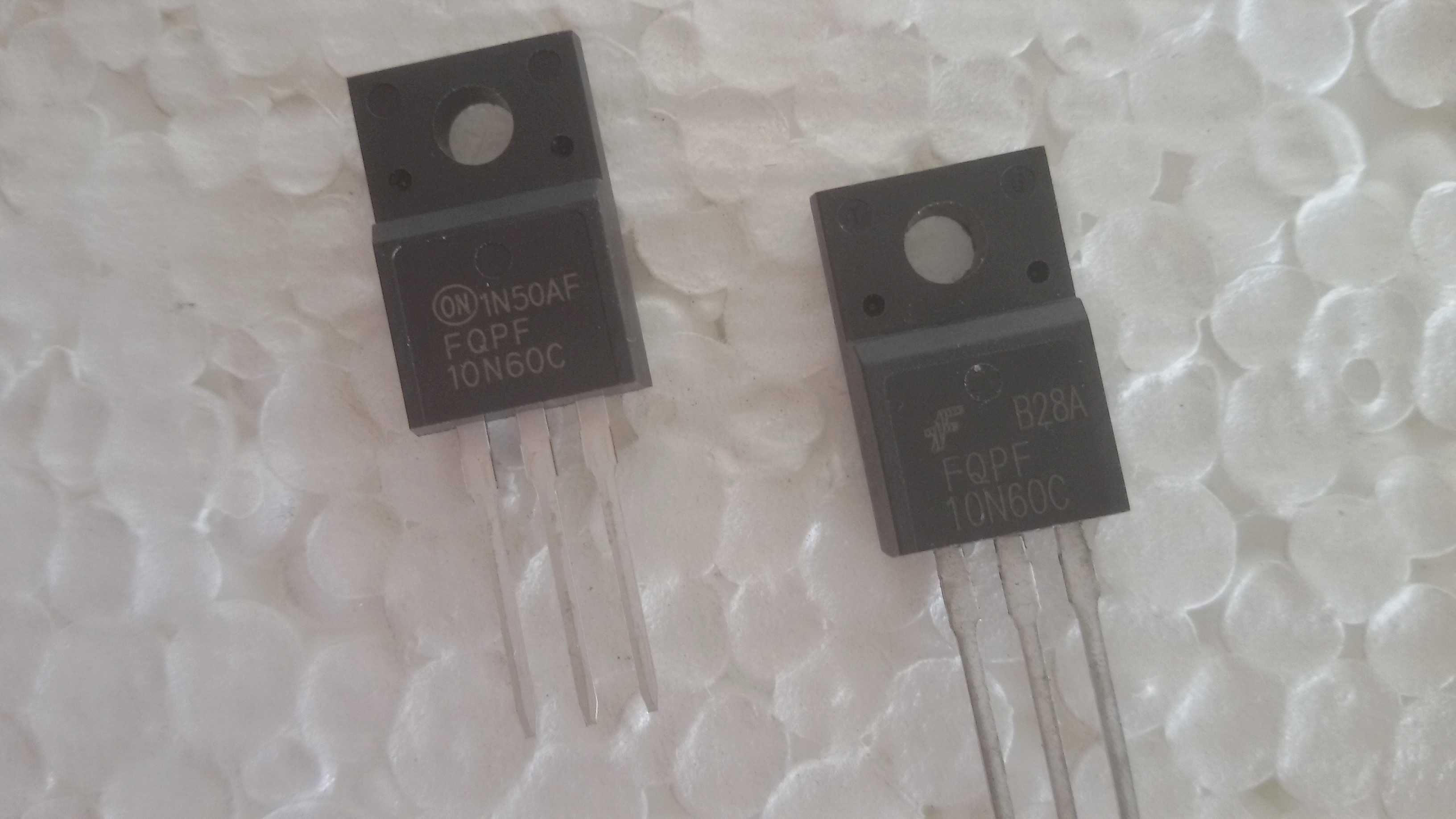 Транзисторы полевые FQPF10N60C (цена за две ед.)