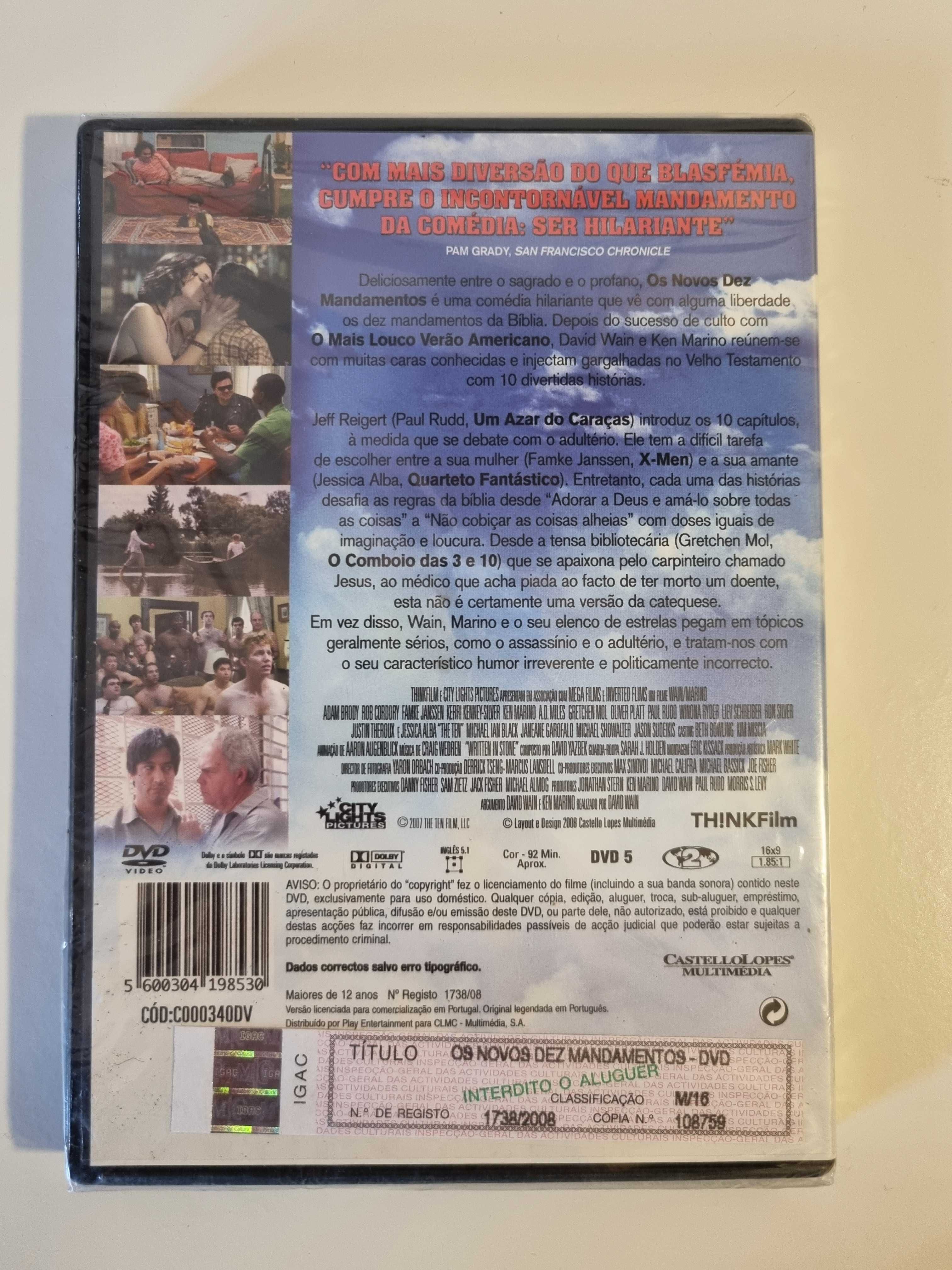 DVD do filme "Os Novos Dez Mandamentos" NOVO Selado