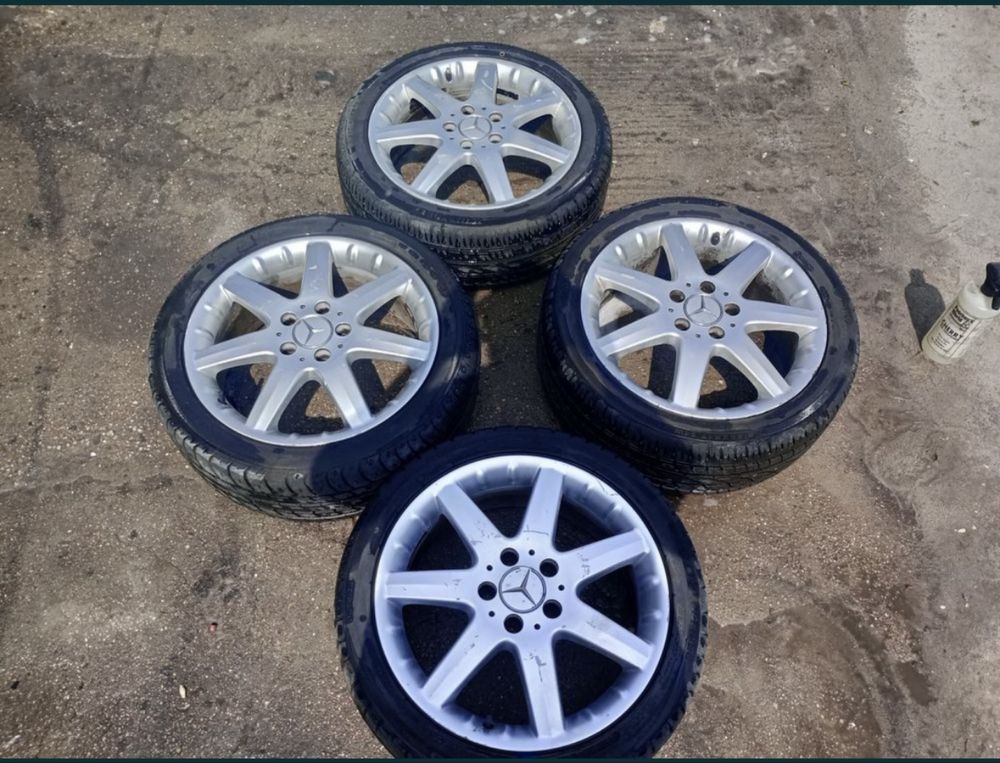 Alufelgi Mercedes 5x112 opony letnie 215/50/17” 2019r VW AUDI SKODA