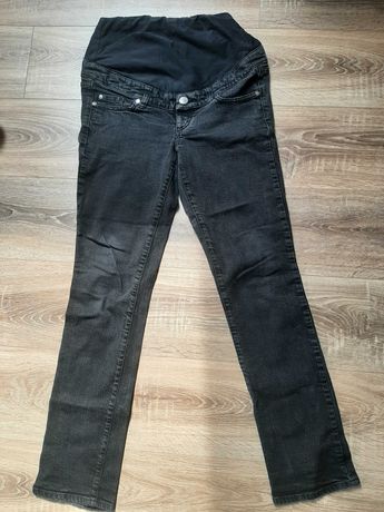 Spodnie ciążowe H&M jeansowe czarne rozm. 40