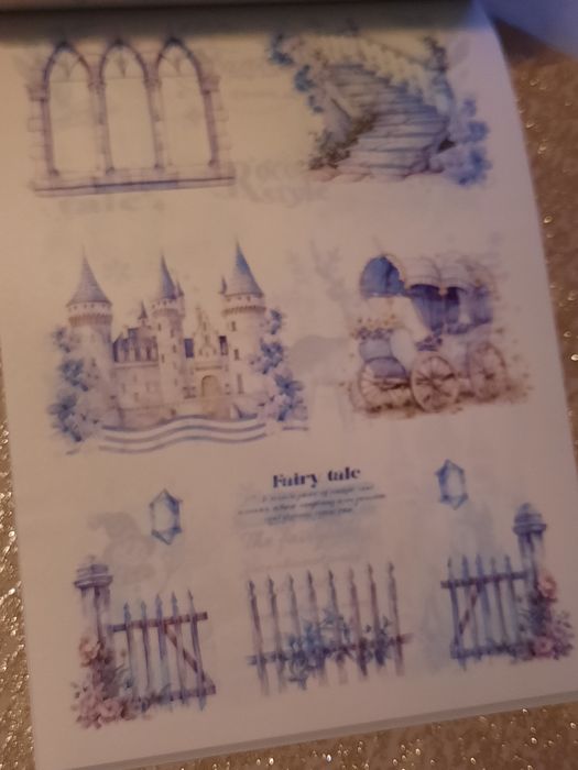 20 páginas repletas de autocolantes temáticos, Princesas, jardin