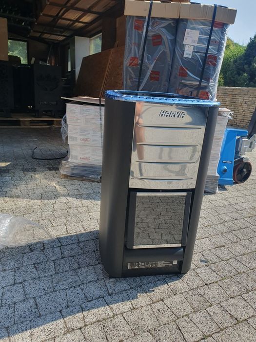 Piec do sauny, drewno - Harvia M3 + komin + kamień