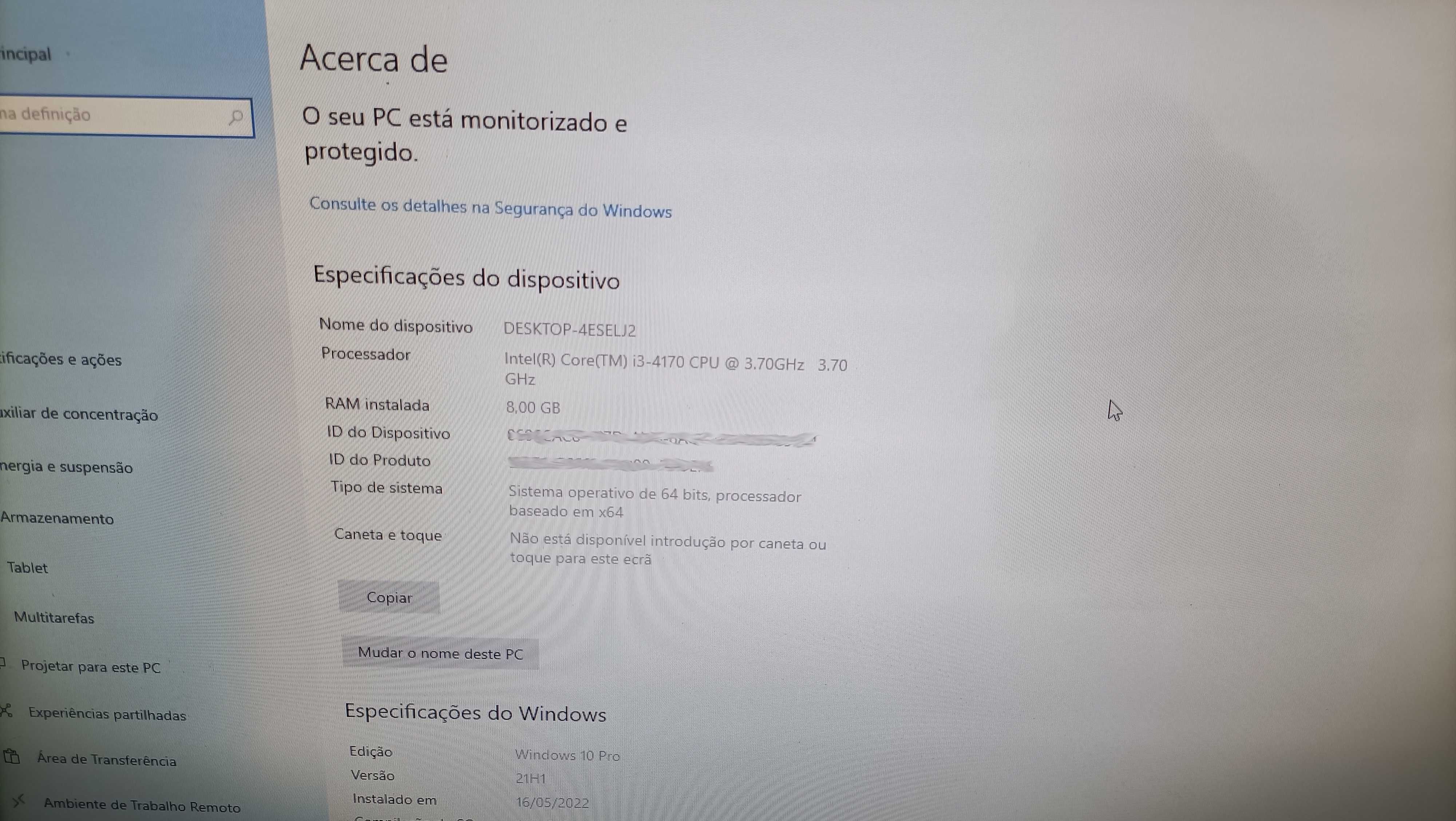 2 Computadores Desktop HP i3 8Gb RAM 500Gb HDD