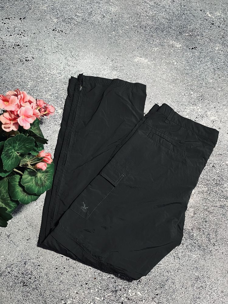 Черные нейлоные треккинговые штаны трансформер мужские Salewa Оригинал