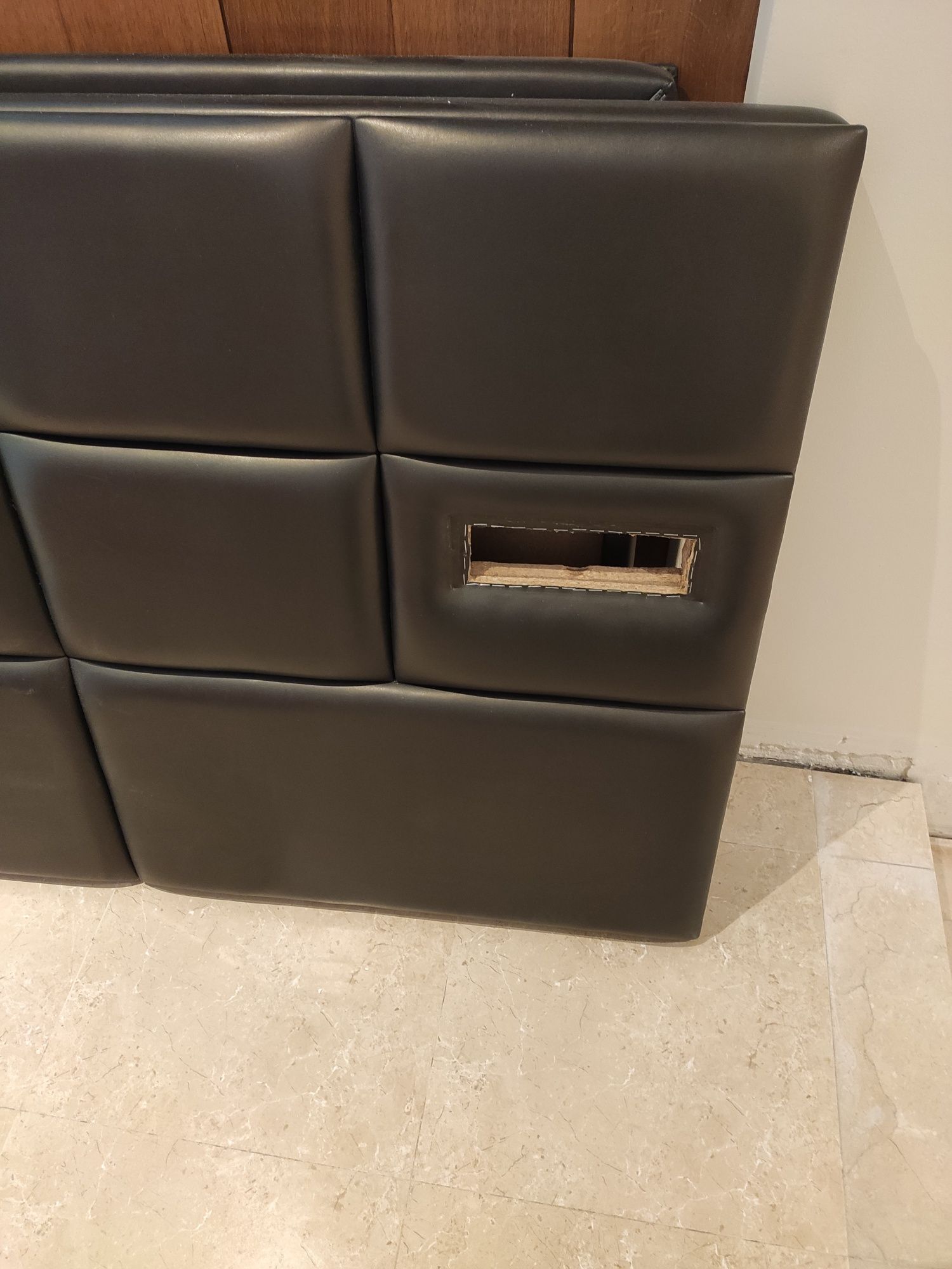 Cabeceira de cama e sommier elevatório