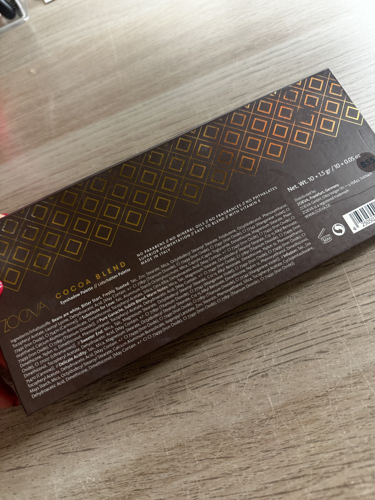 Paleta cieni zoeva cocoa blend