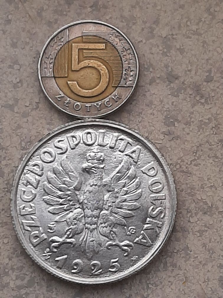 Śliczna kopia monety 5 zł konstytucja