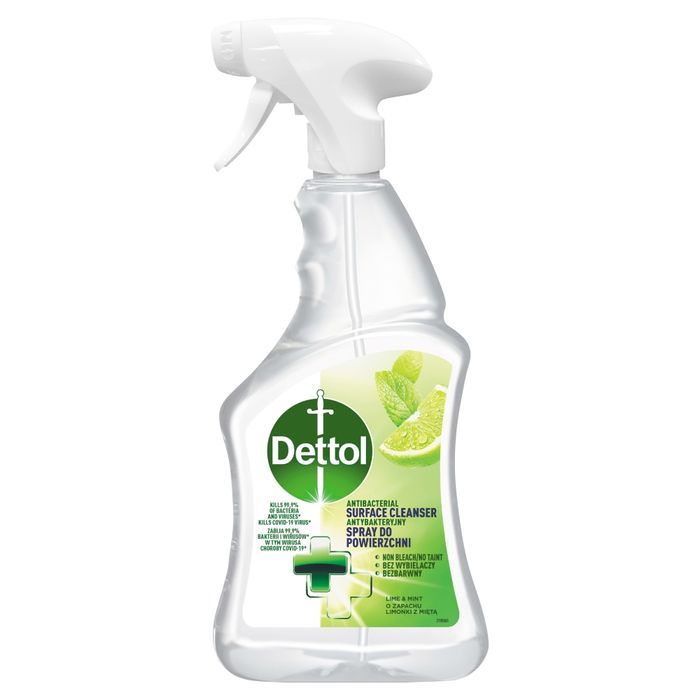 Dettol spray do powierzchni o zapachu limonki z miętą 500ml
