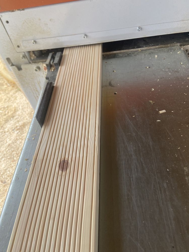 Deska tarasowa  ryflowana, sosna 23 mm x 130 mm x 4,1 mb