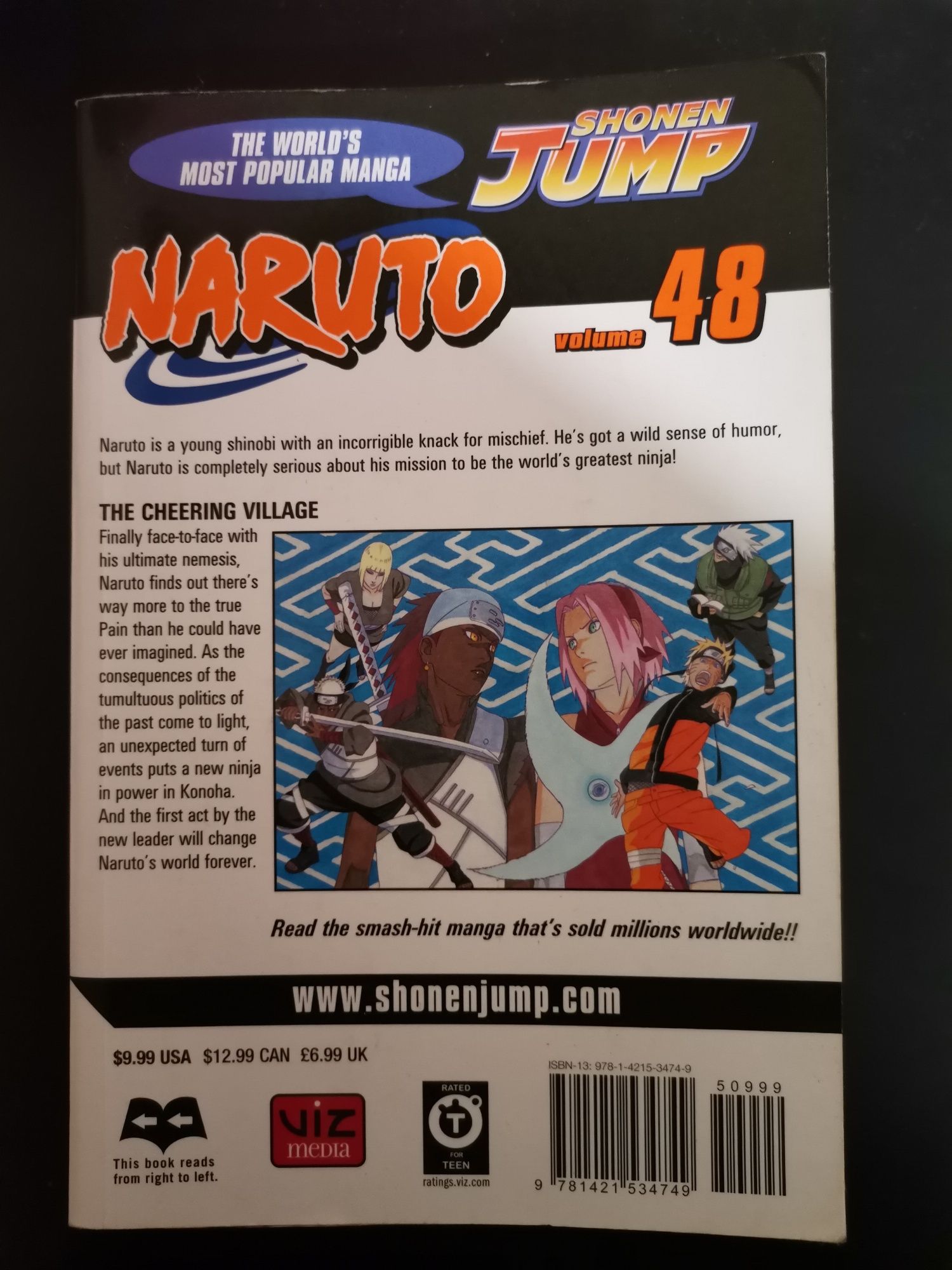 Mangá Naruto vol.1 e Naruto Shippuden vol.48