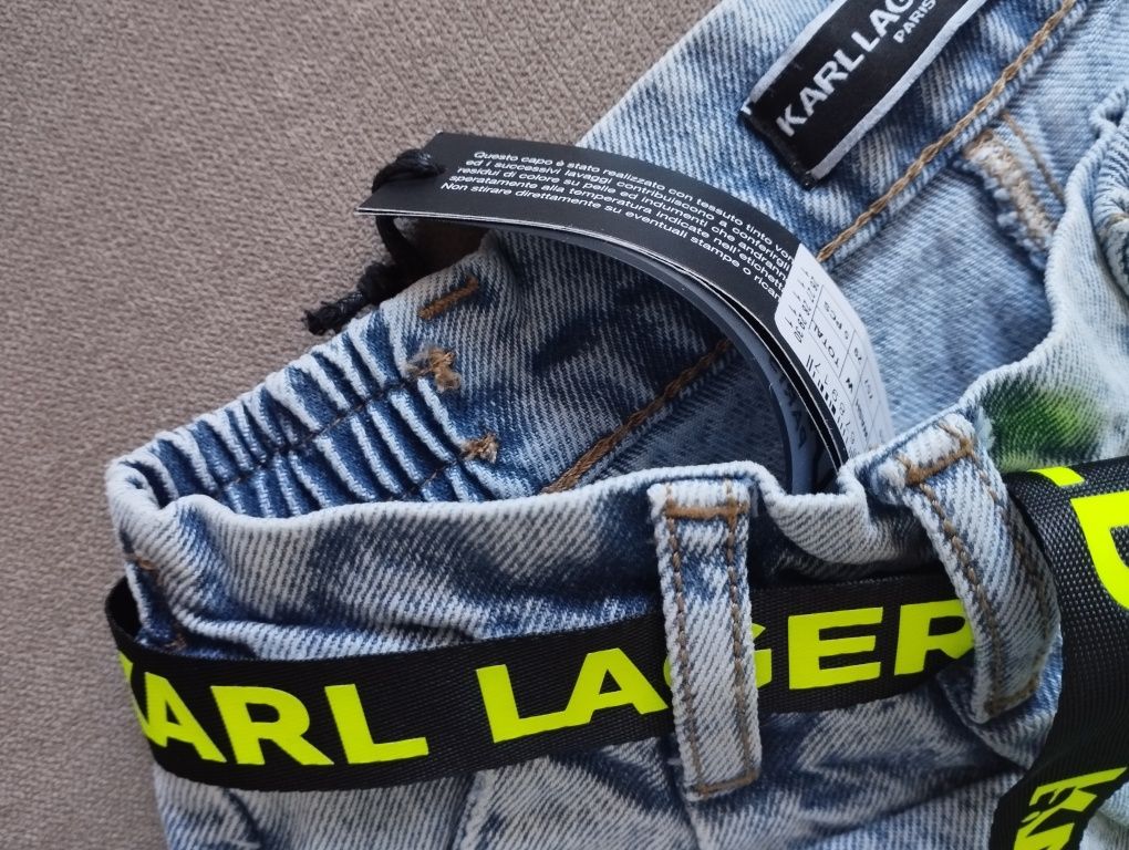 Spodnie jeans Karl Lagerfeld Alladyny boyfriend  nowe  29/3