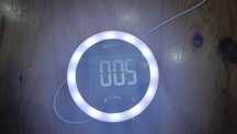 zegarek z lustrem led Budzik wibracyjny 95dB Geemarc Wake'n shake STAR