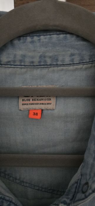 Koszula jeansowa niebieska 34