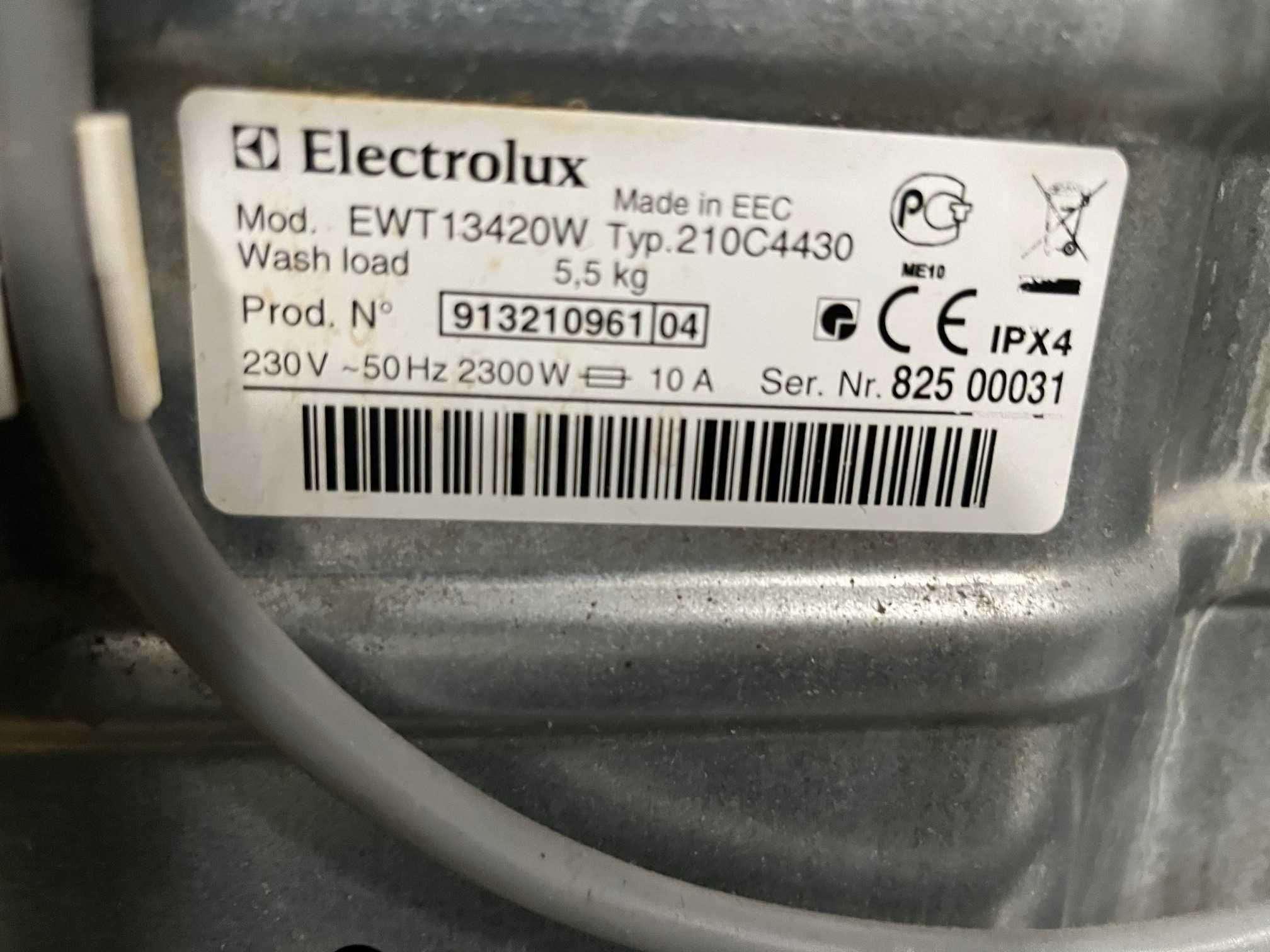 Pralka Electrolux EWT13420W slim ładowana od góry