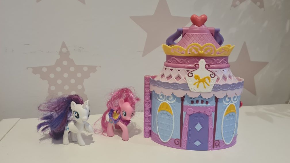 Hasbro My Little Pony Domek Rarity plus 2 kucyki